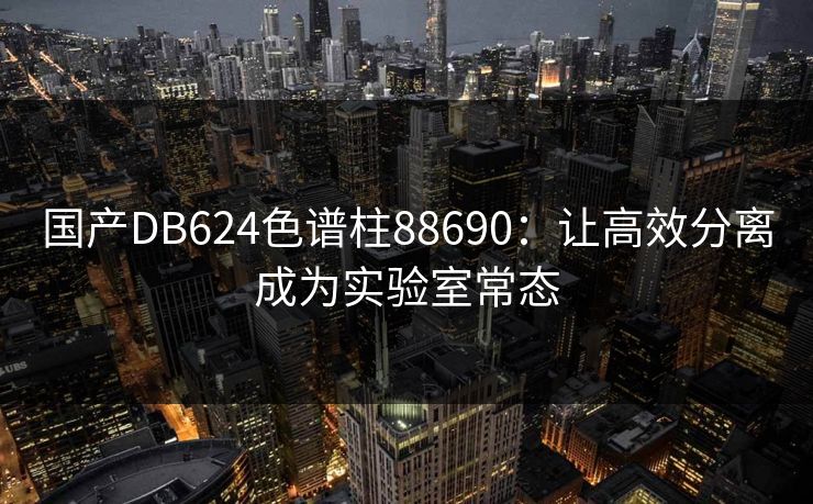 国产DB624色谱柱88690：让高效分离成为实验室常态